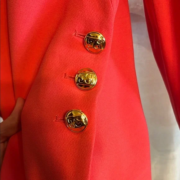 Escada Women's Pink/Peach Blazer | Menswear Look for Spring - Picture 3 of 4